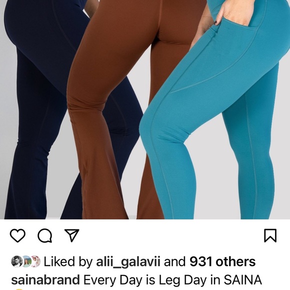 HIGH WAISTED FLARE PANTS
$56+lipstick gift. All size S. M. L. XL - Picture 6 of 9